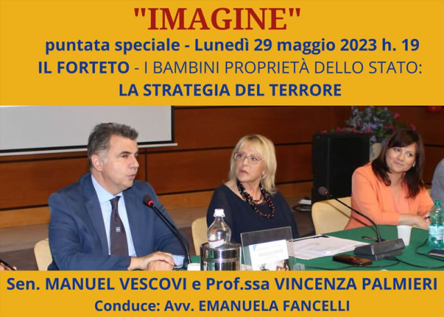 IMAGINE 2^ Stagione puntata Speciale “I Bambini dello Stato – Strategia del terrore. Dal Forteto a oggi”