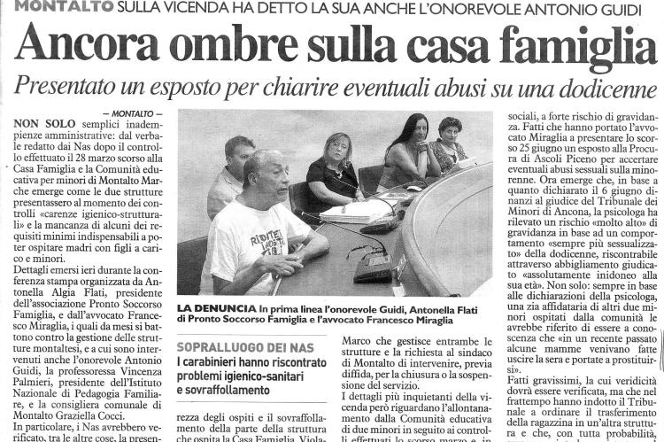 Articolo Carlino Case Famiglia