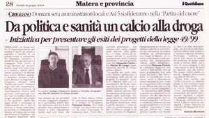 Matera e Provincia - 28/06/2003