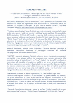 Comunicato Stampa Si puo fare p
