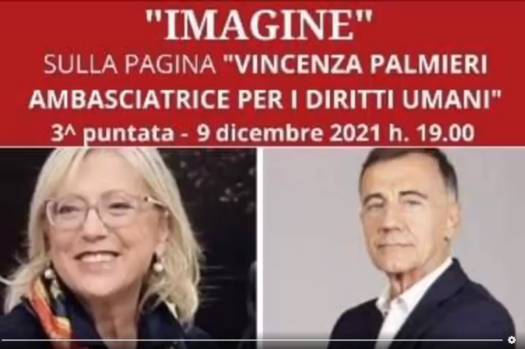Imagine 9 dicembre Vincenza Palmieri con Michele Cucuzza